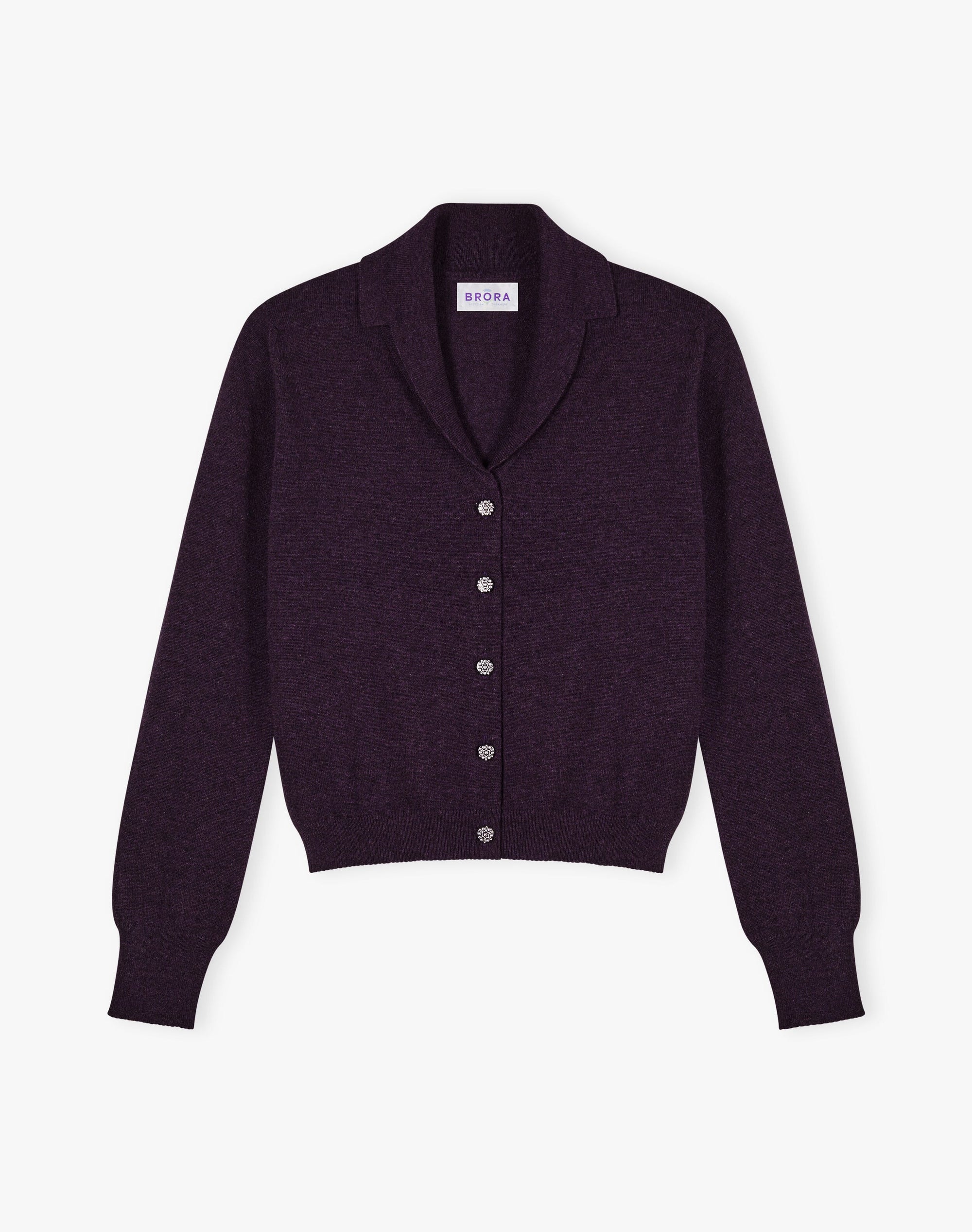 Cashmere Collared Cardigan