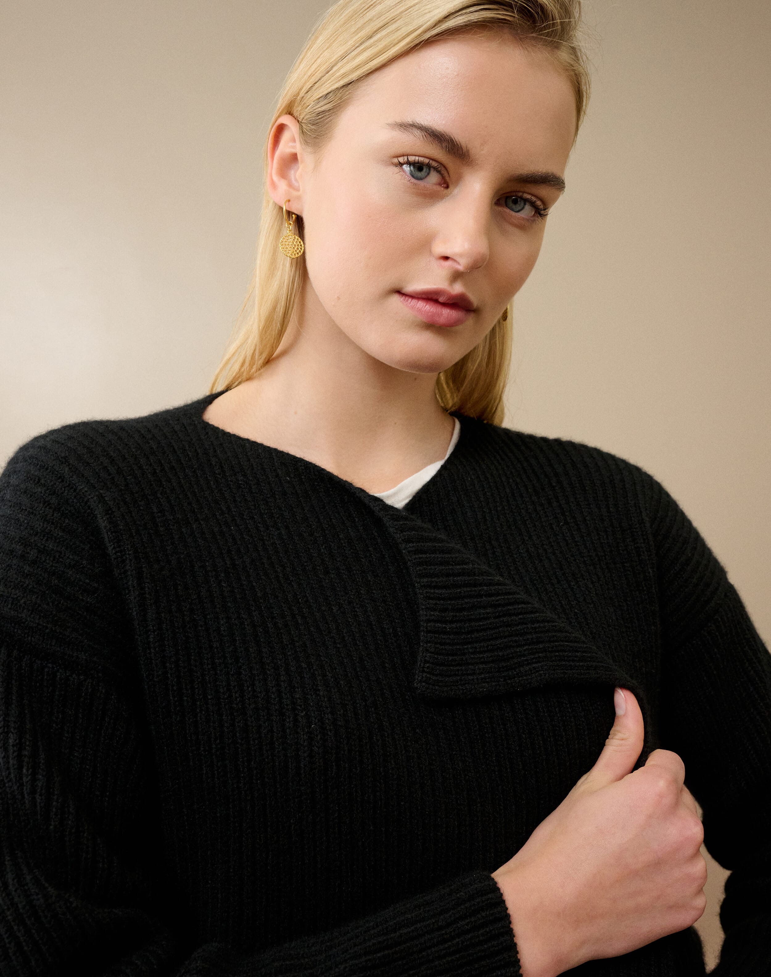 Cashmere Ribbed Jacket