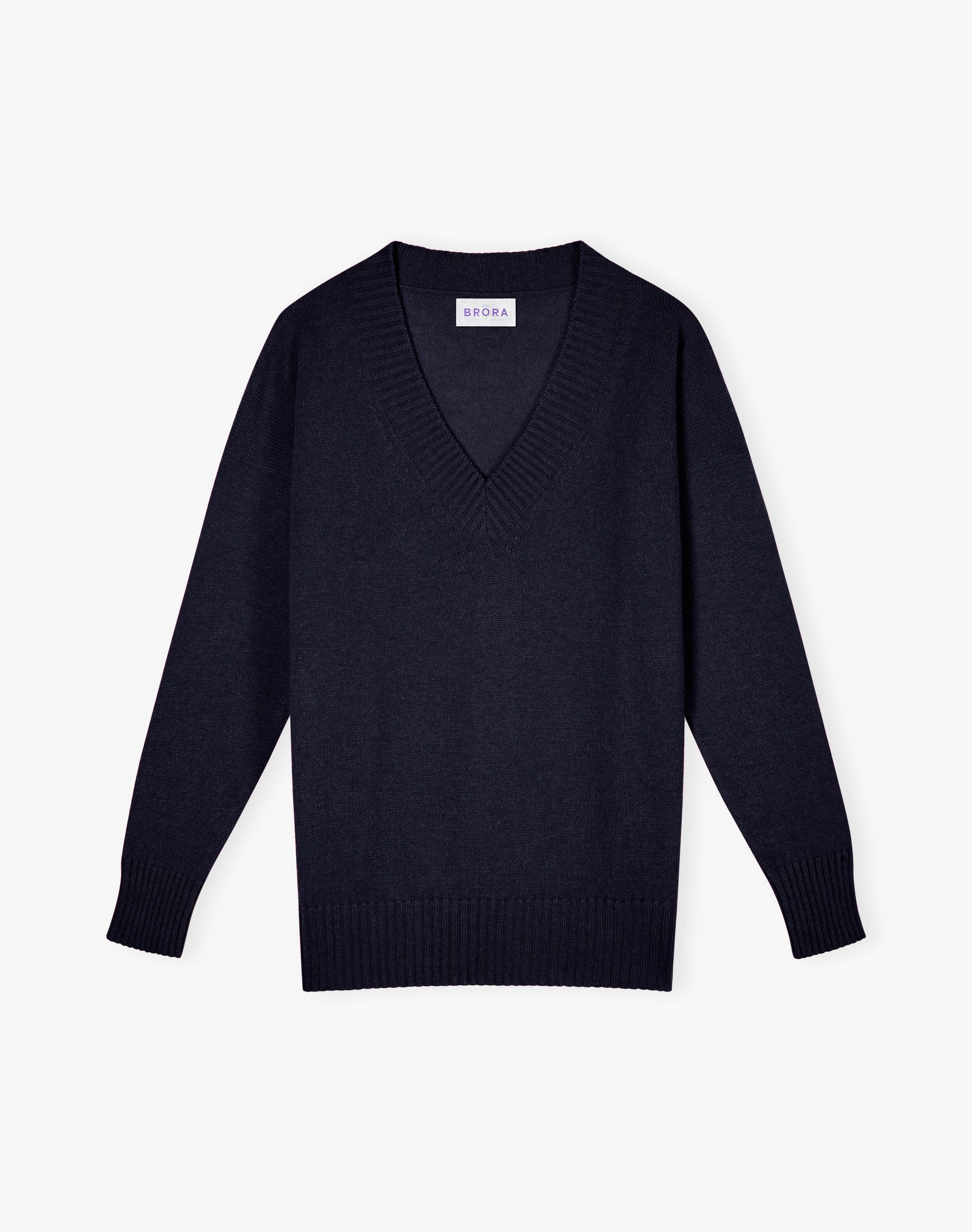 Cashmere Gauzy V Neck Jumper