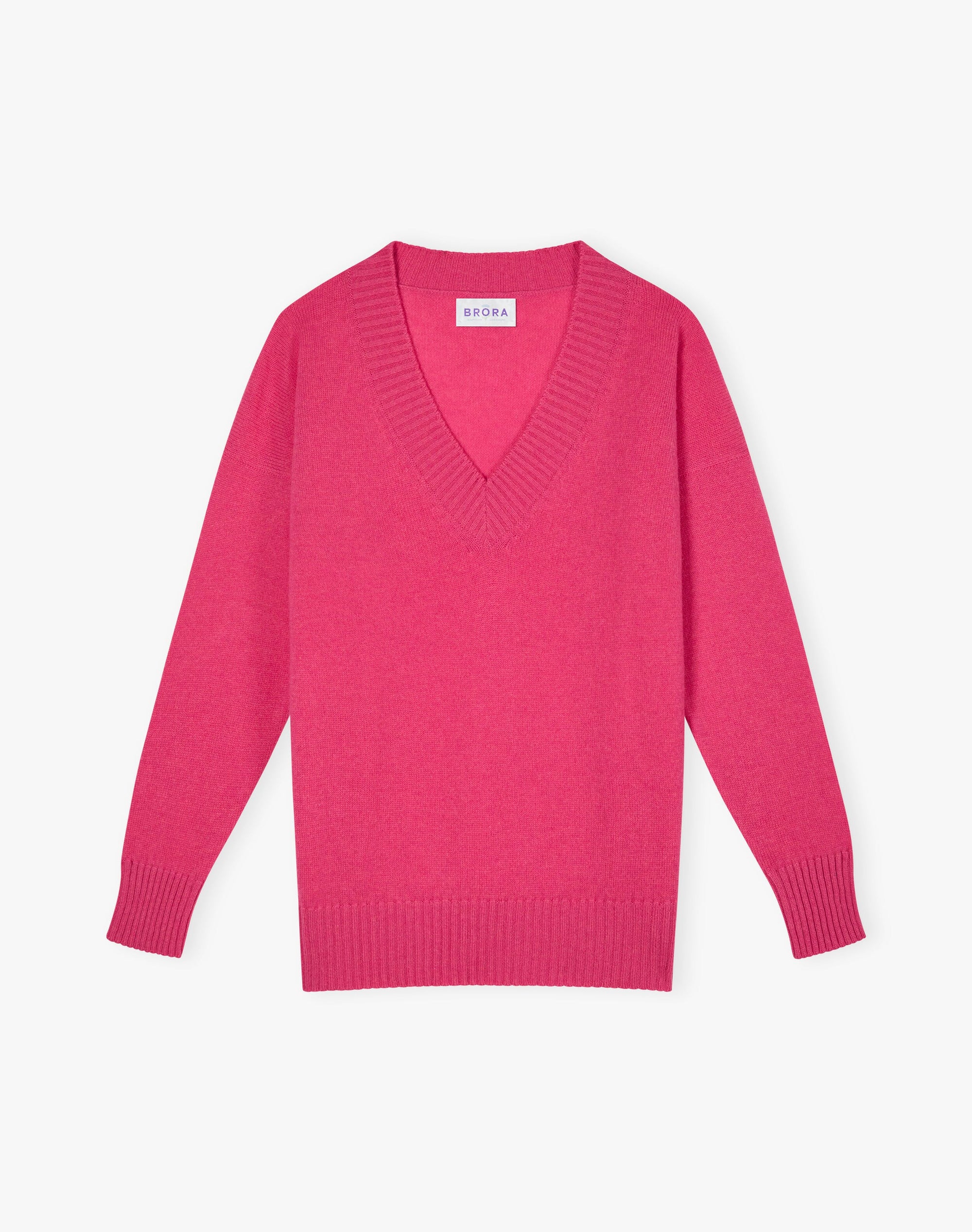 Cashmere Gauzy V Neck Jumper