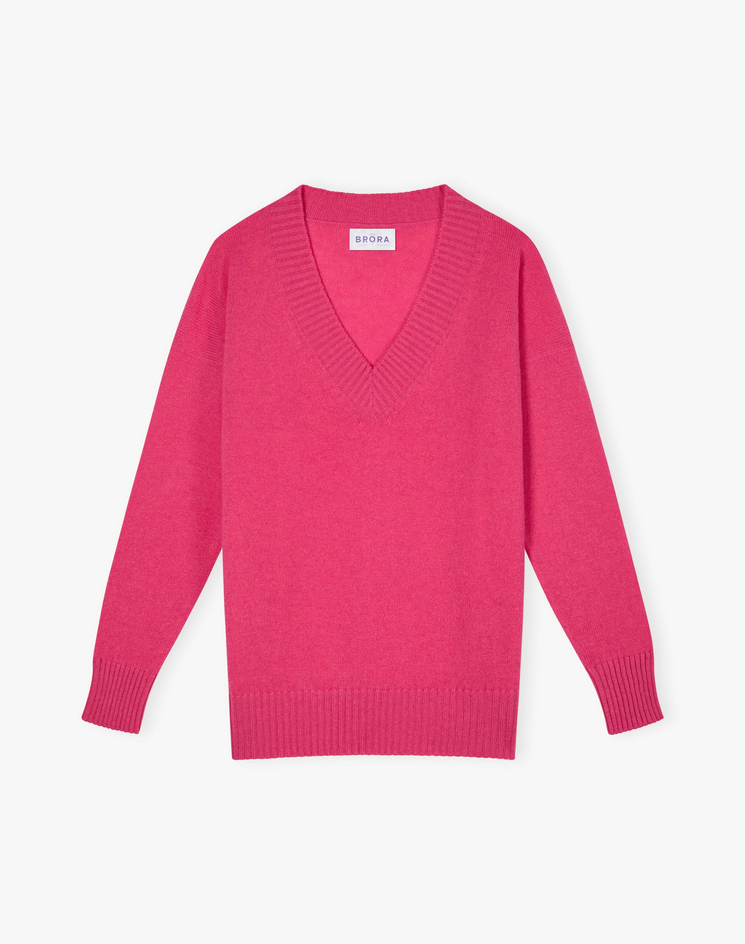 Cashmere Gauzy V Neck Jumper