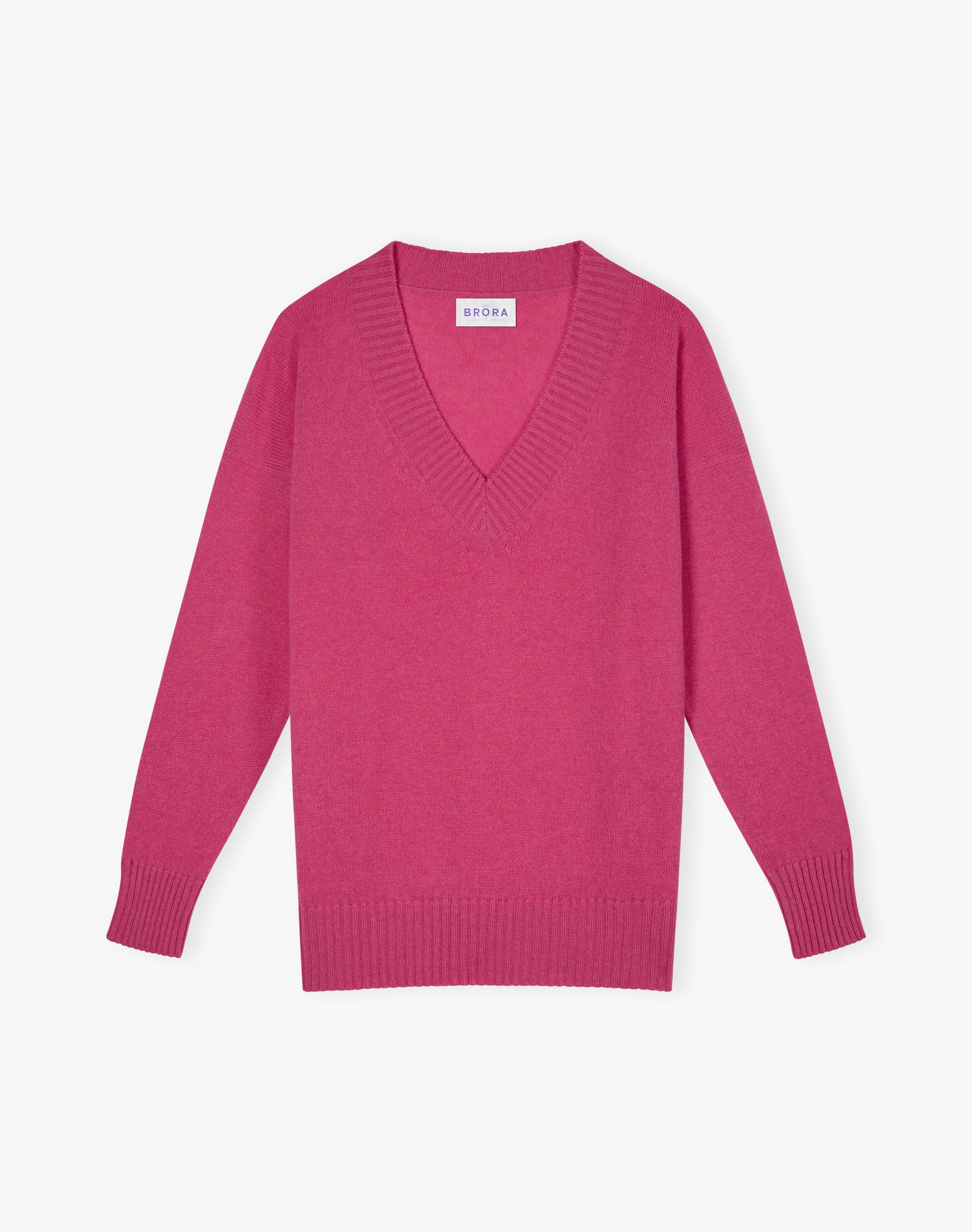 Cashmere Gauzy V Neck Jumper