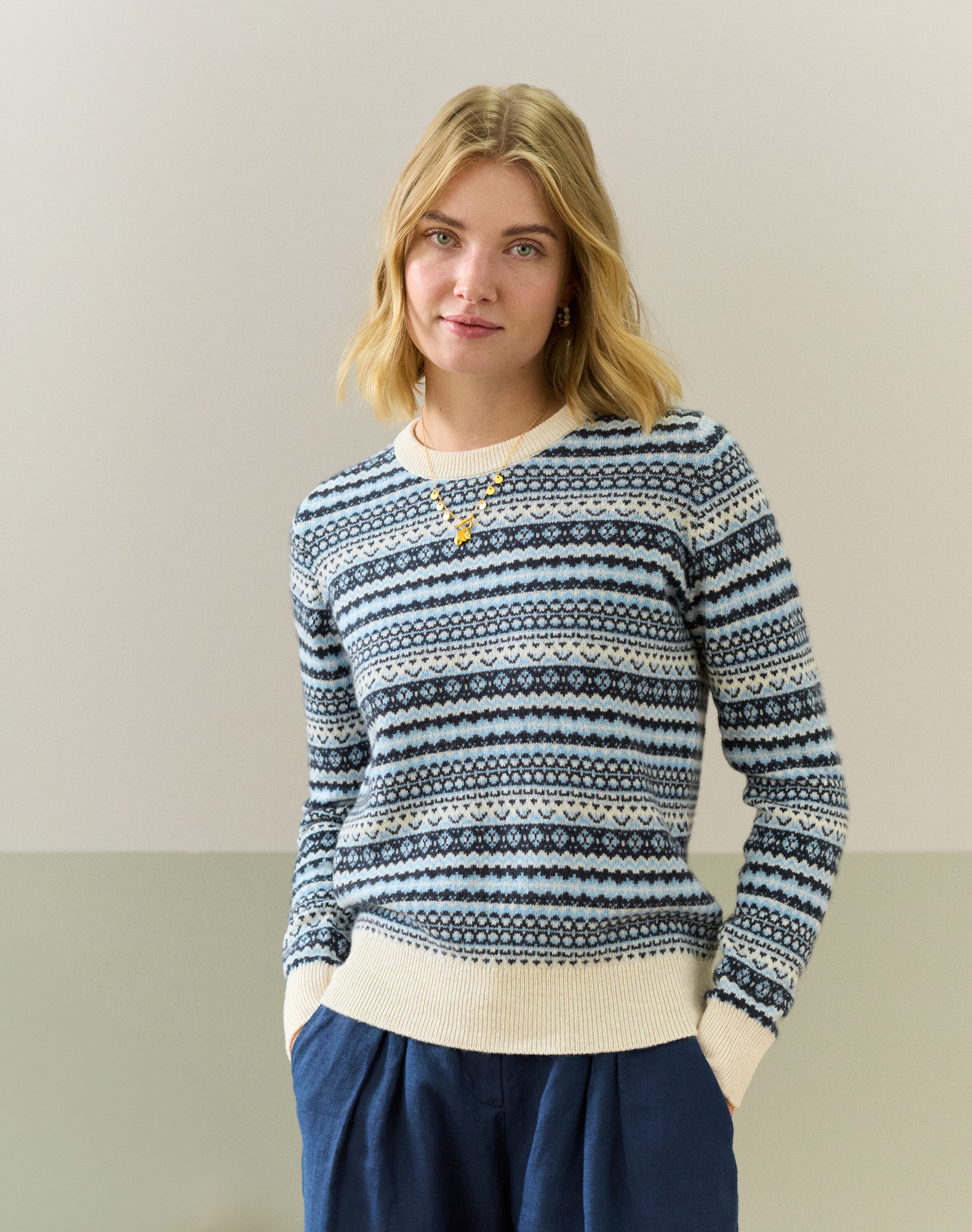Cashmere Fair Isle Jumper