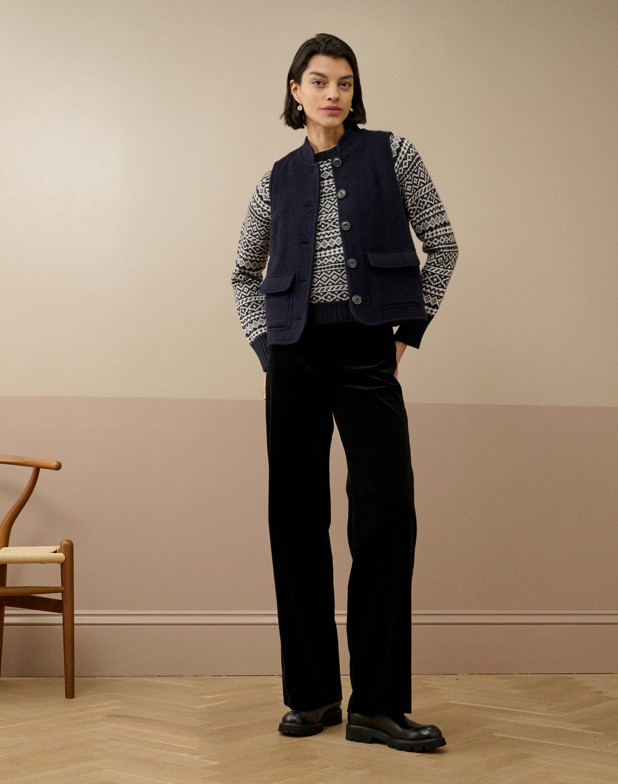 Cashmere Folk Fair Isle Jumper