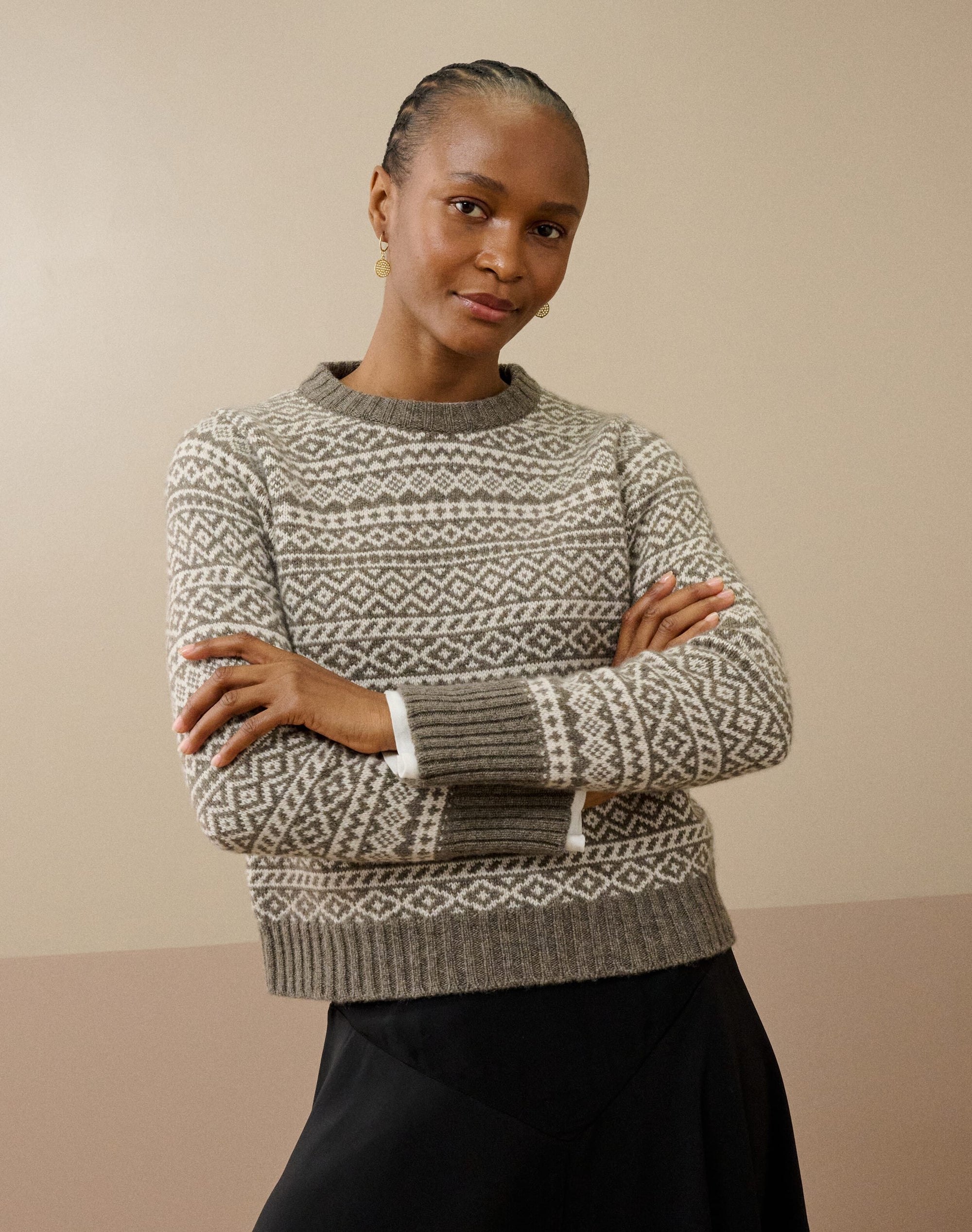 Cashmere Folk Fair Isle Jumper