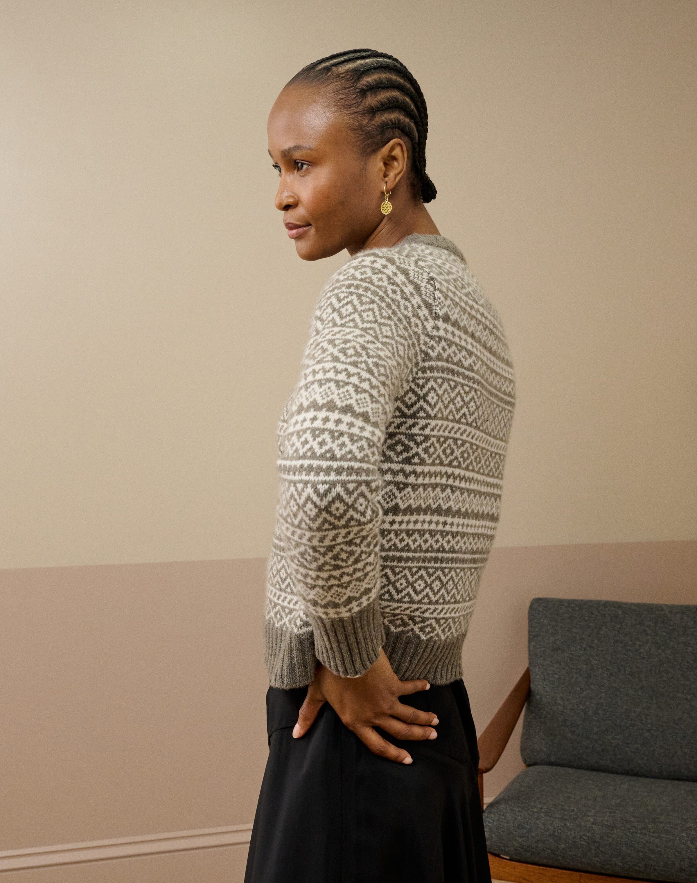 Cashmere Folk Fair Isle Jumper