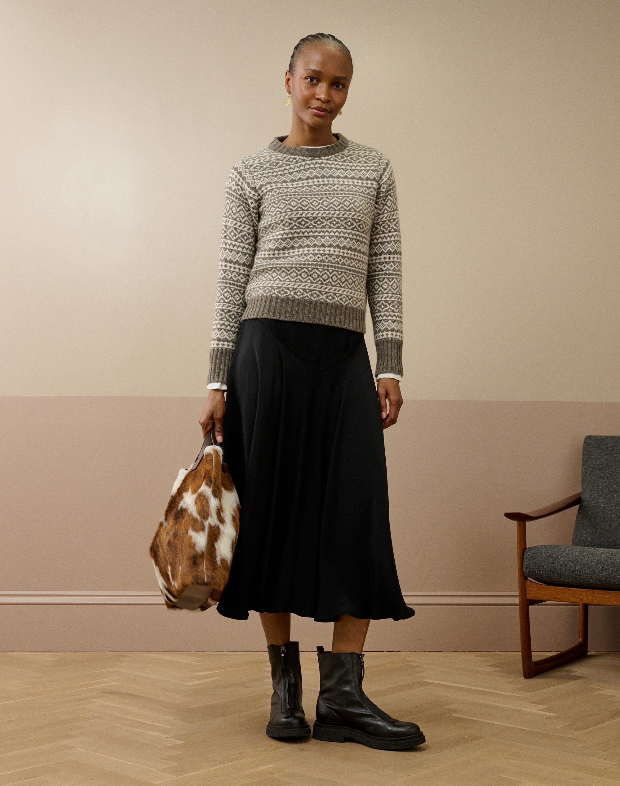 Cashmere Folk Fair Isle Jumper