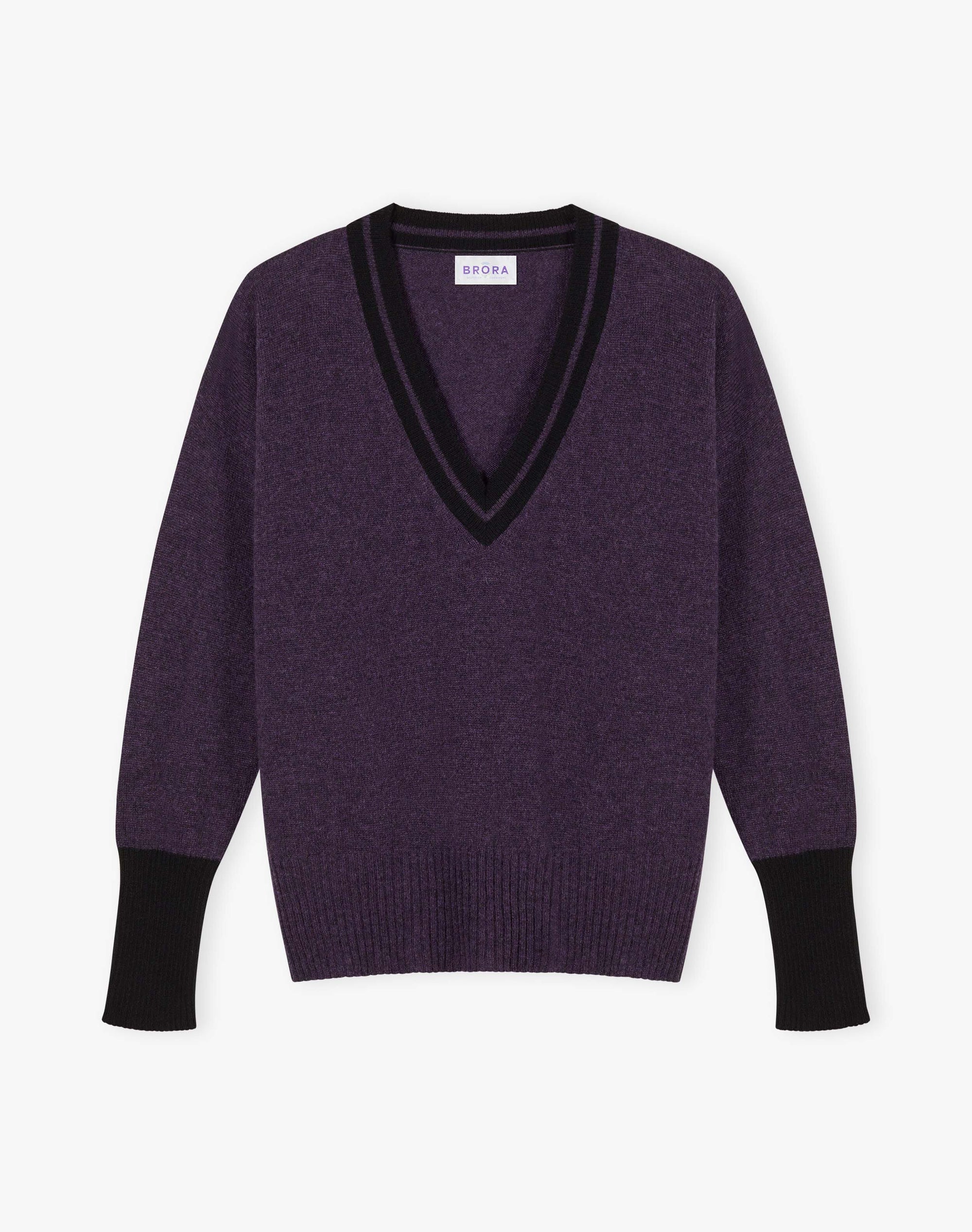 Cashmere Gauzy V Neck Jumper