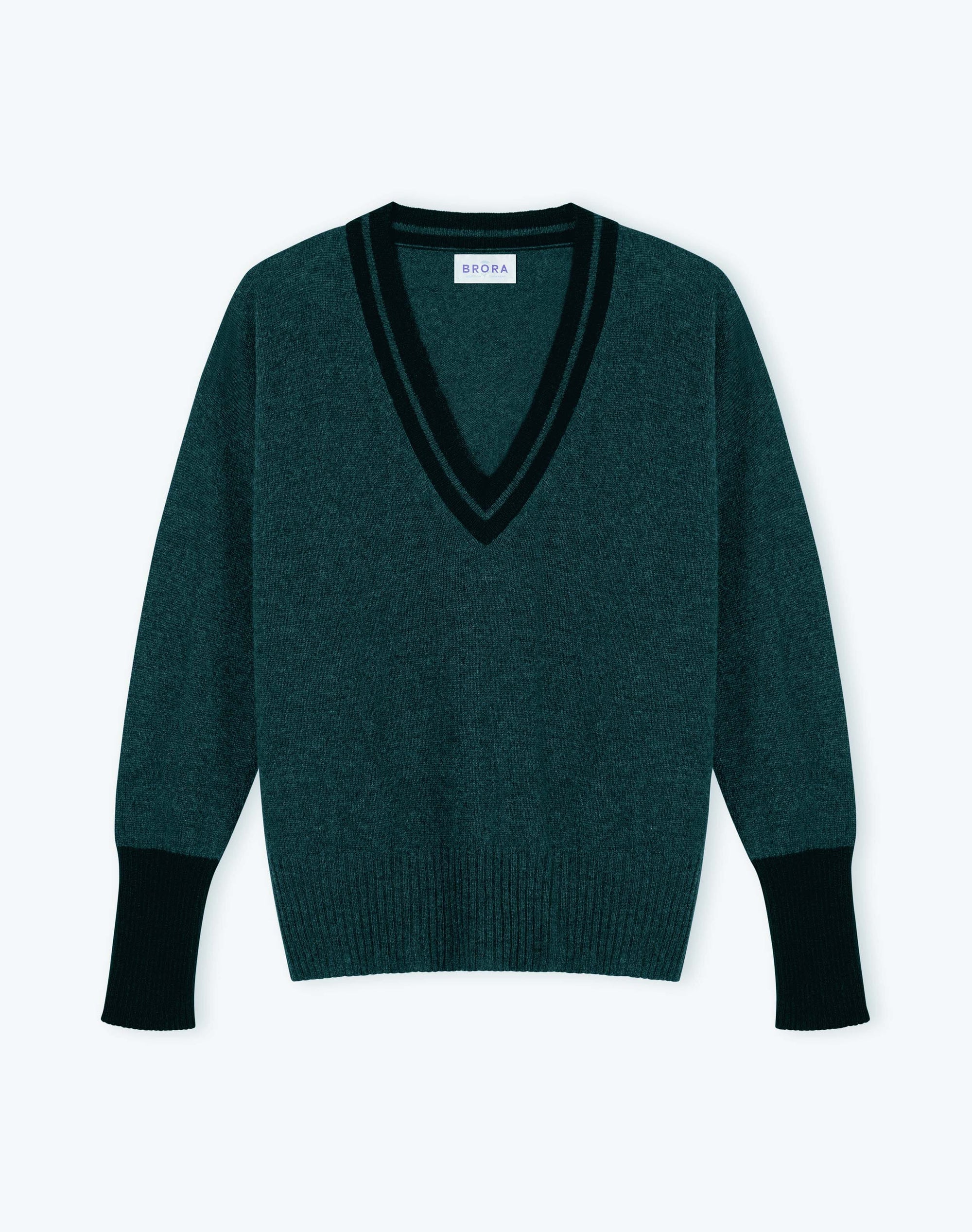 Cashmere Gauzy V Neck Jumper