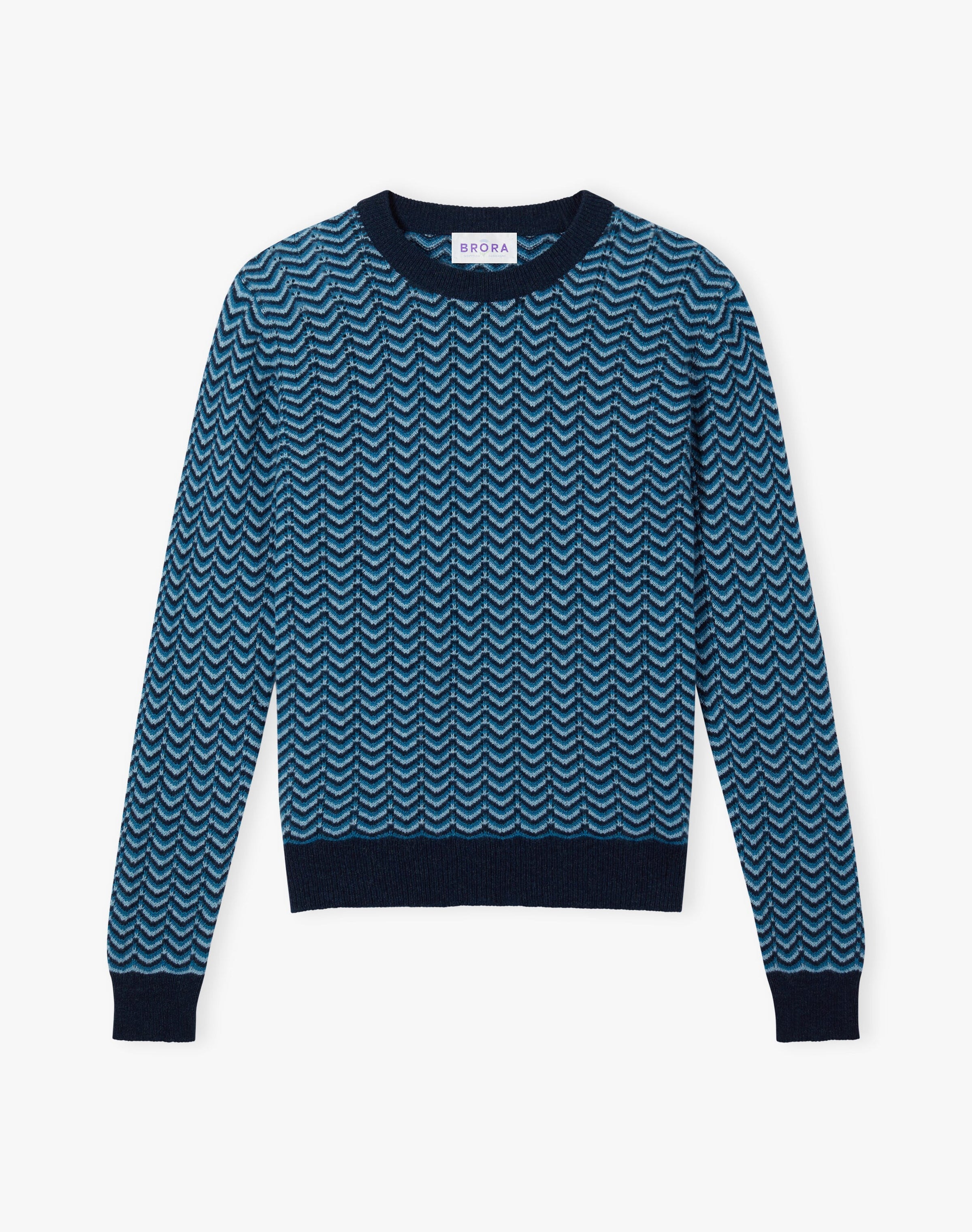 Cashmere Wave Knit Jumper