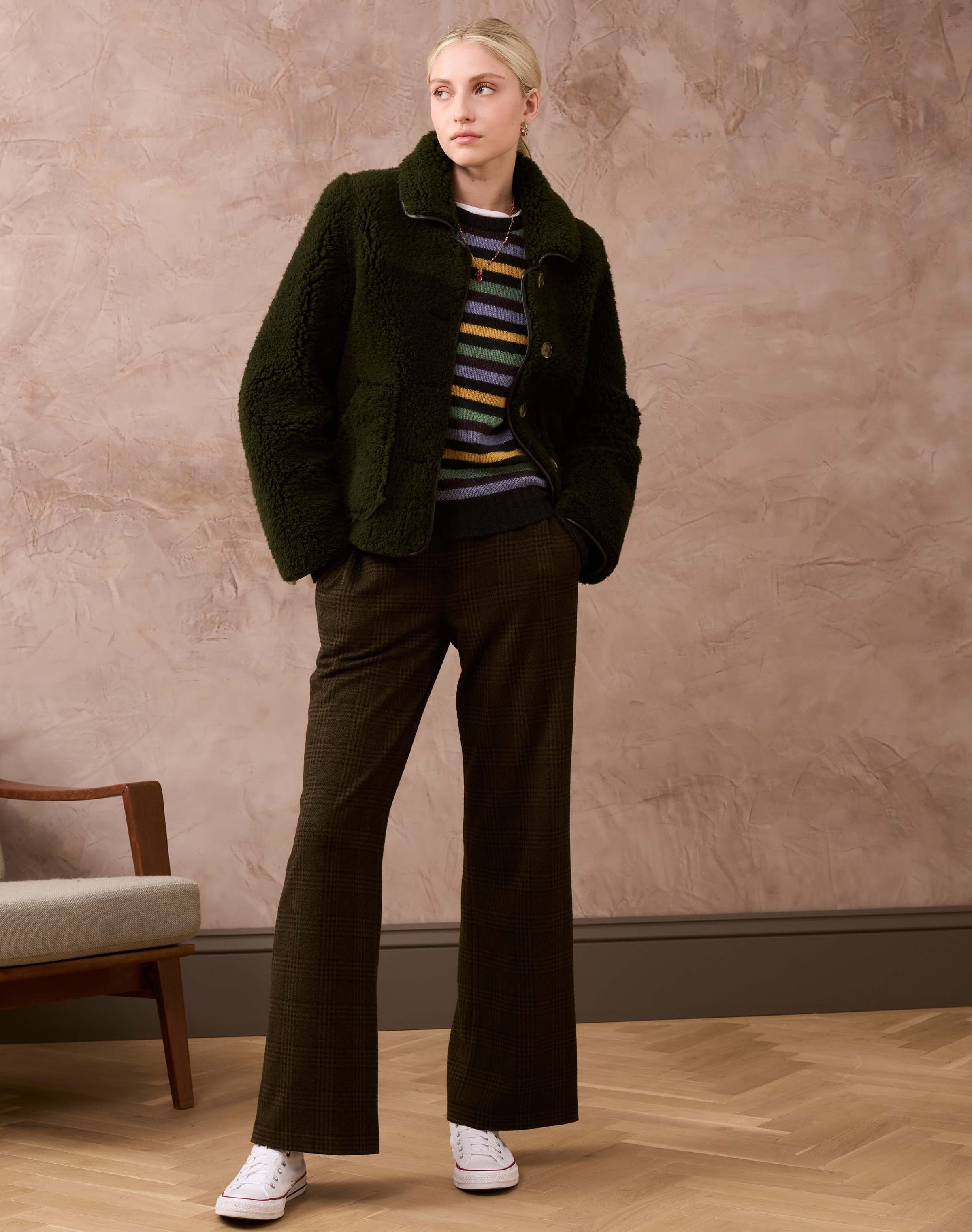 Cashmere Gauzy Stripe Jumper