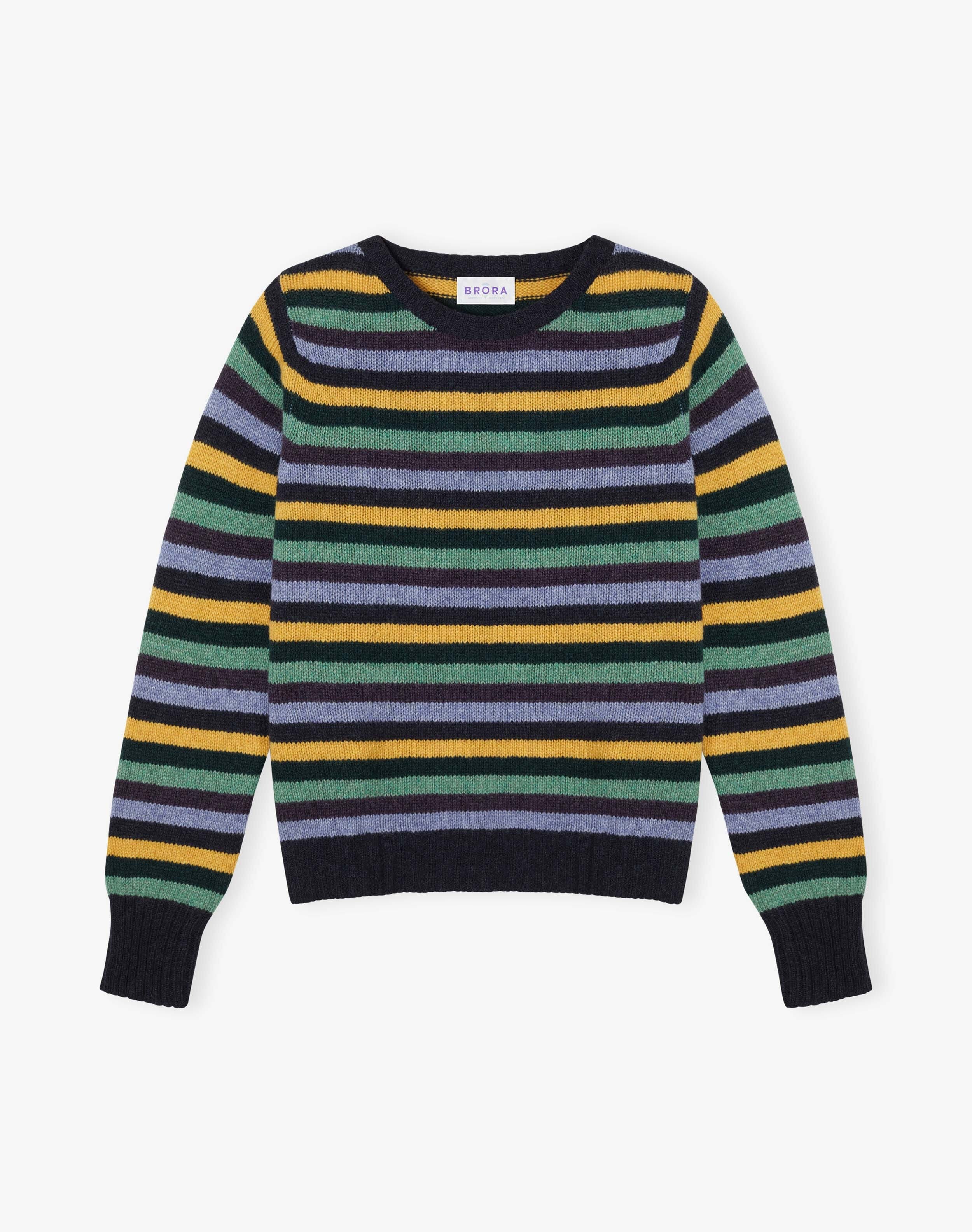 Cashmere Gauzy Stripe Jumper