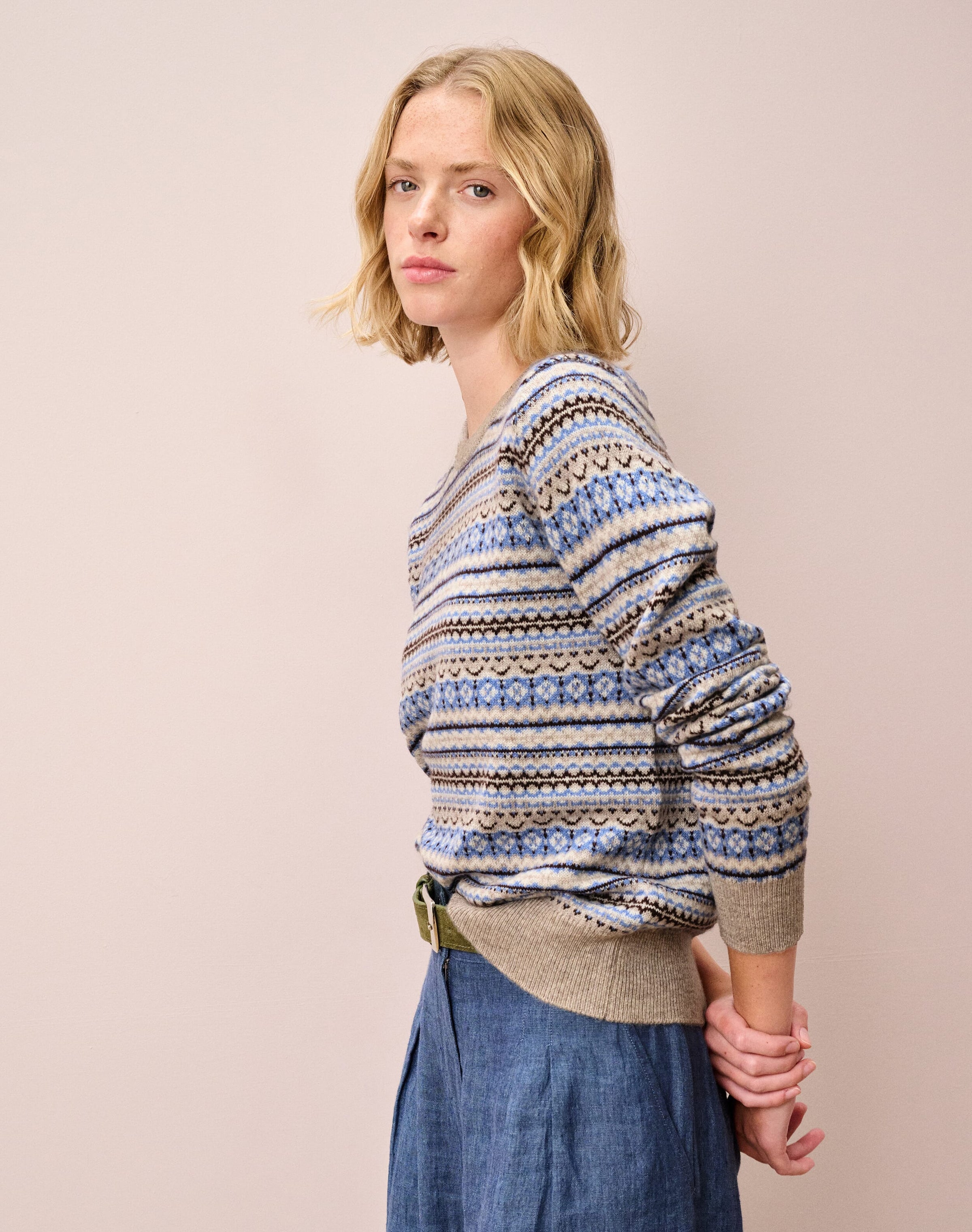 Cashmere Fair Isle Jumper