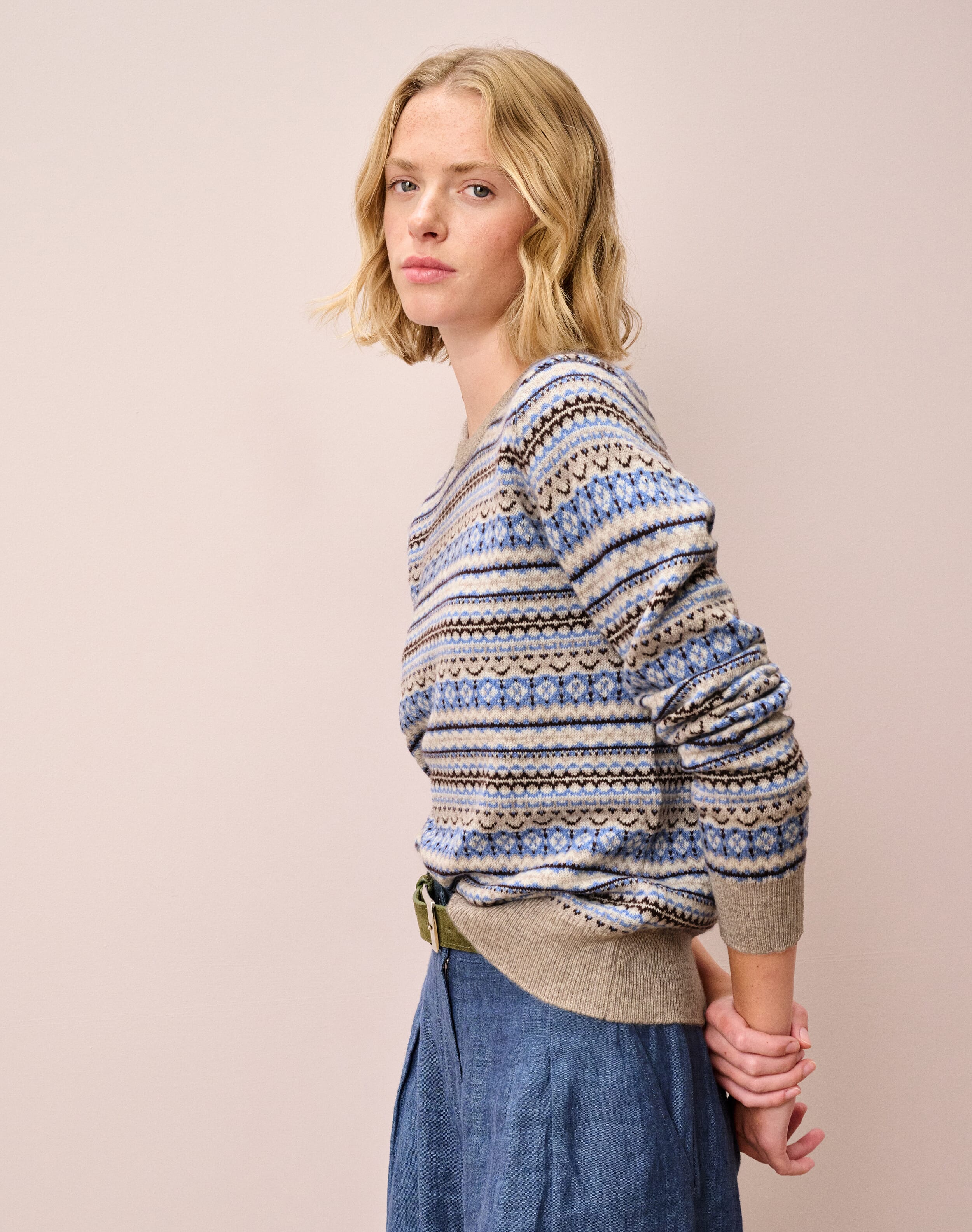 Cashmere Fair Isle Jumper