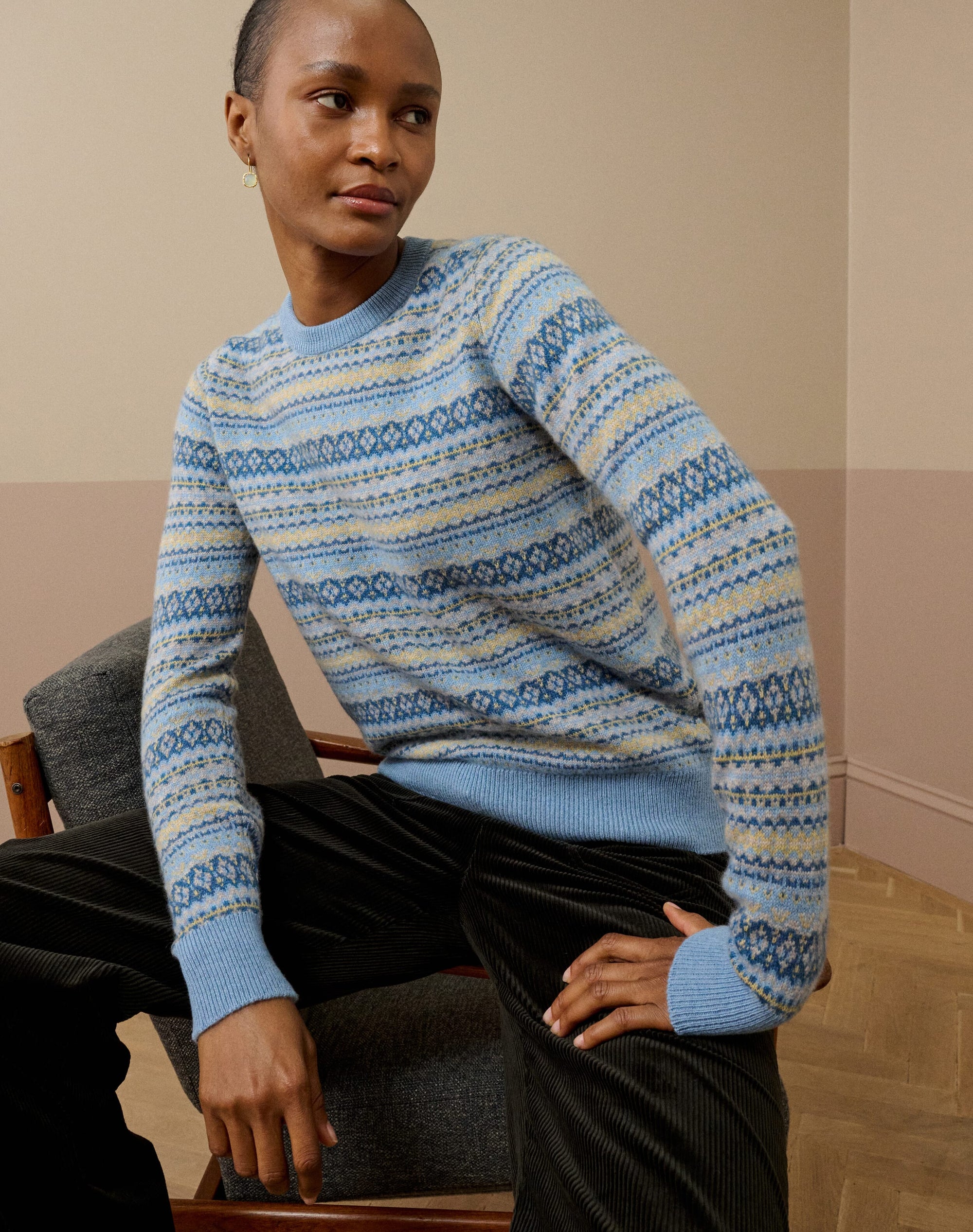 Cashmere Fair Isle Jumper
