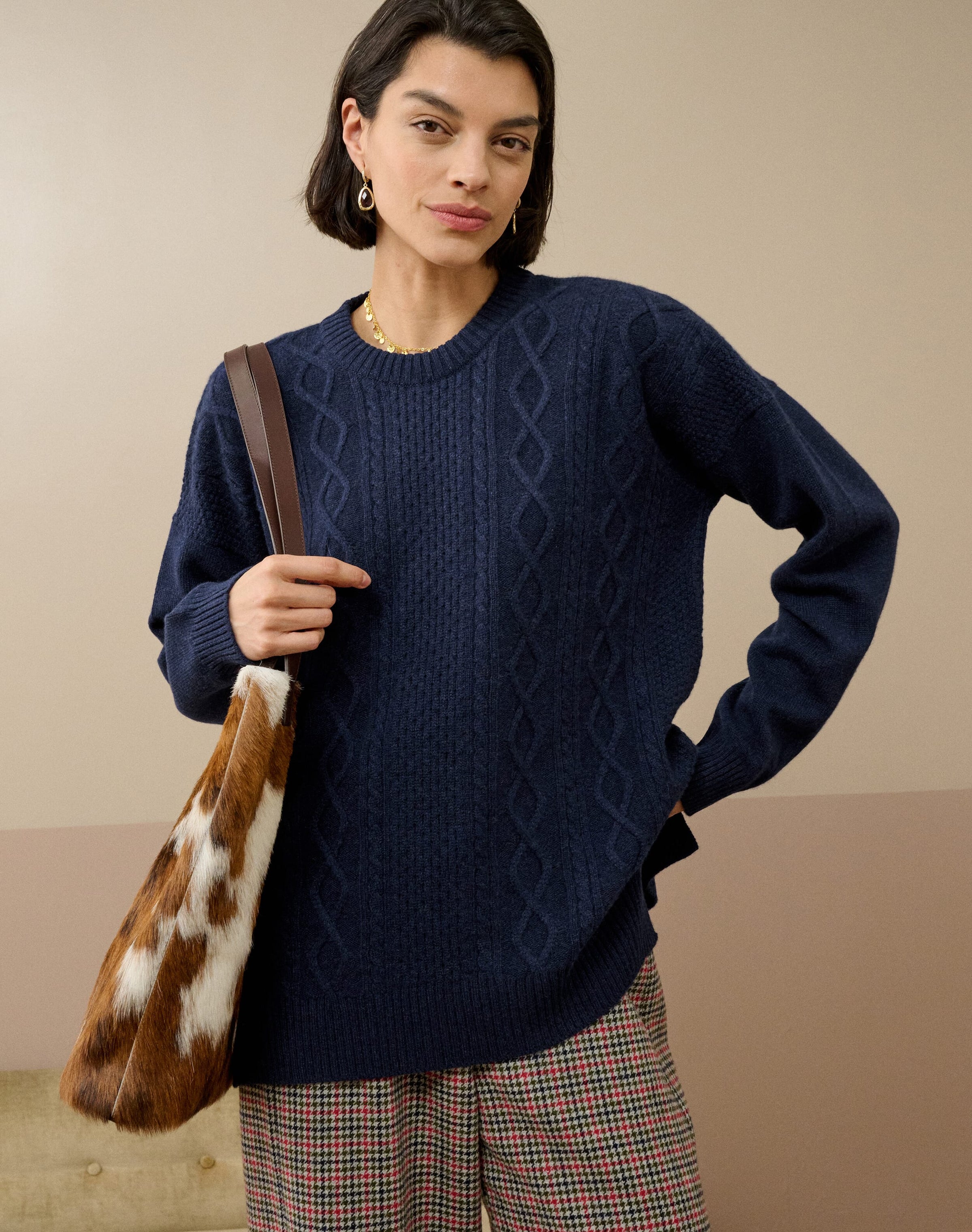 Cashmere Aran Jumper