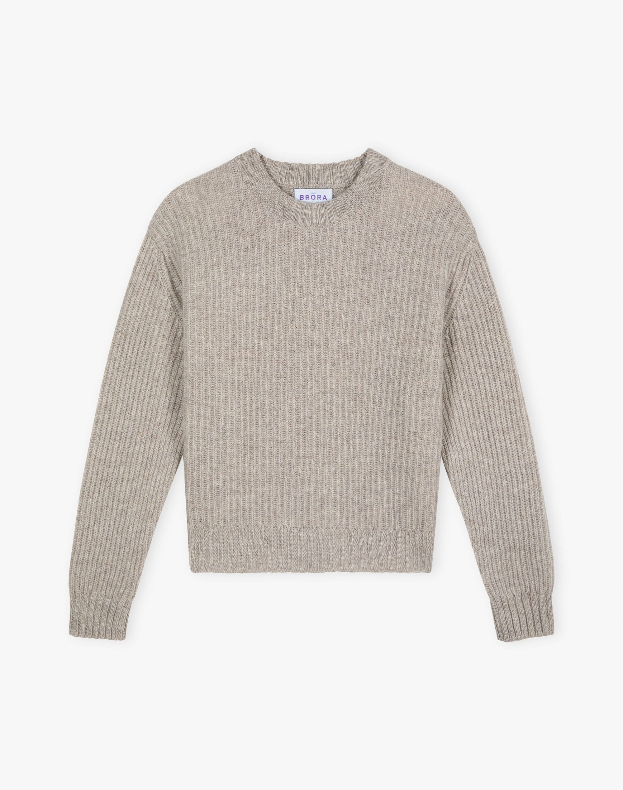 Cashmere Gauzy Ribbed Jumper