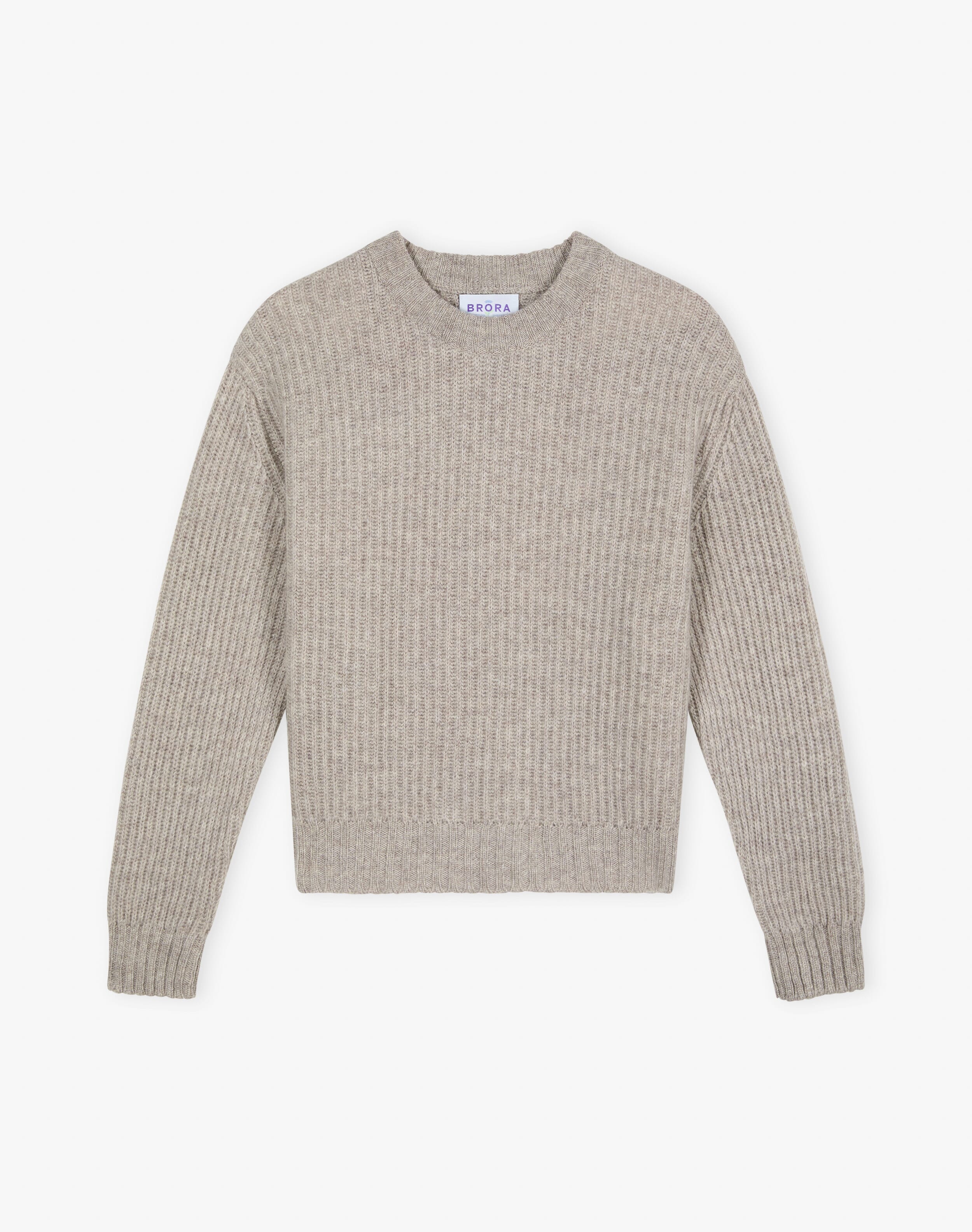 Cashmere Gauzy Ribbed Jumper