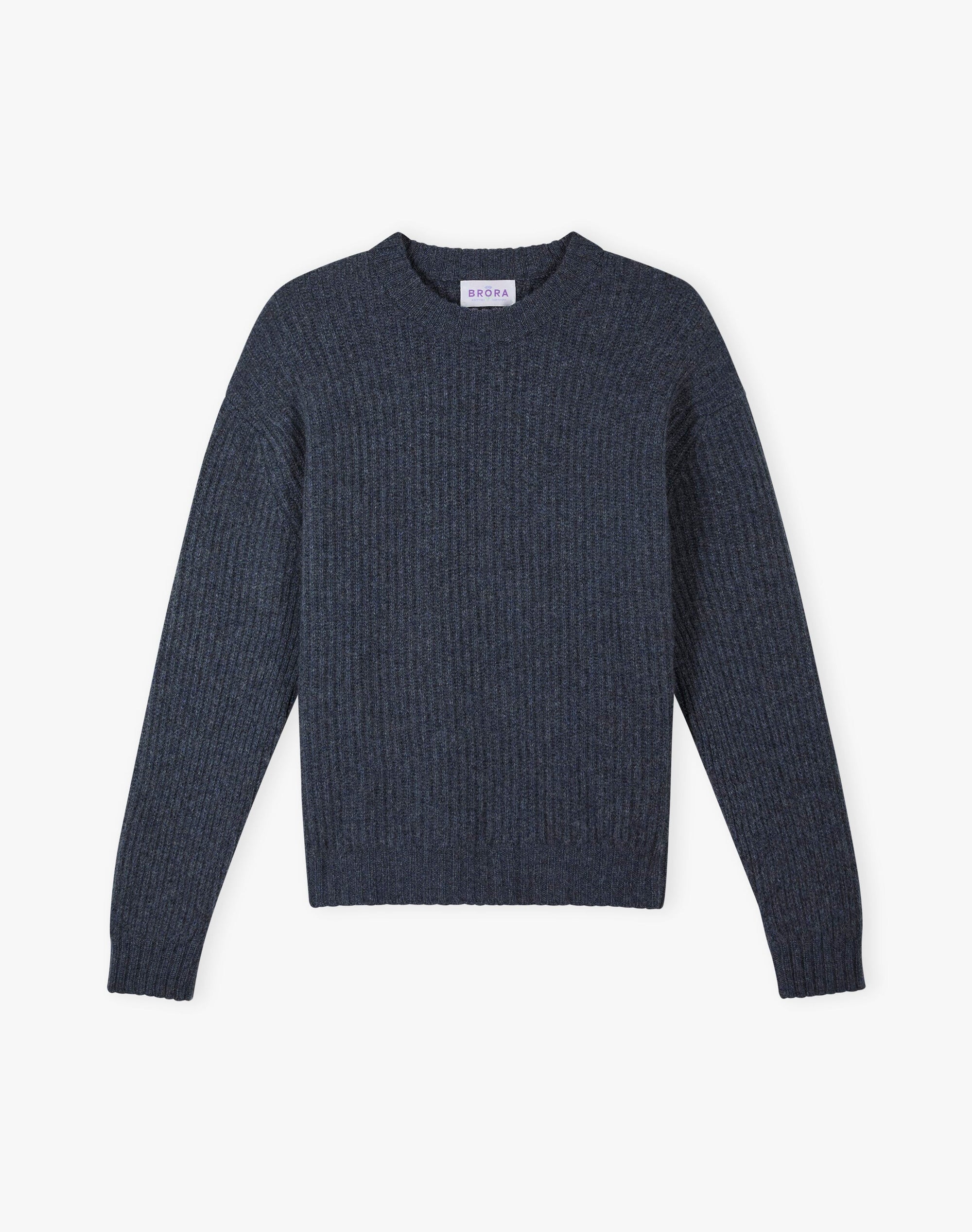 Cashmere Gauzy Ribbed Jumper