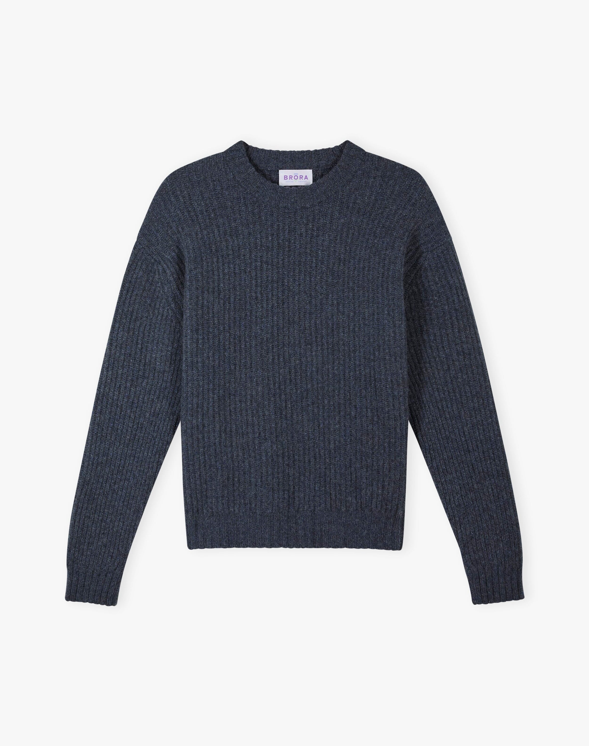 Cashmere Gauzy Ribbed Jumper