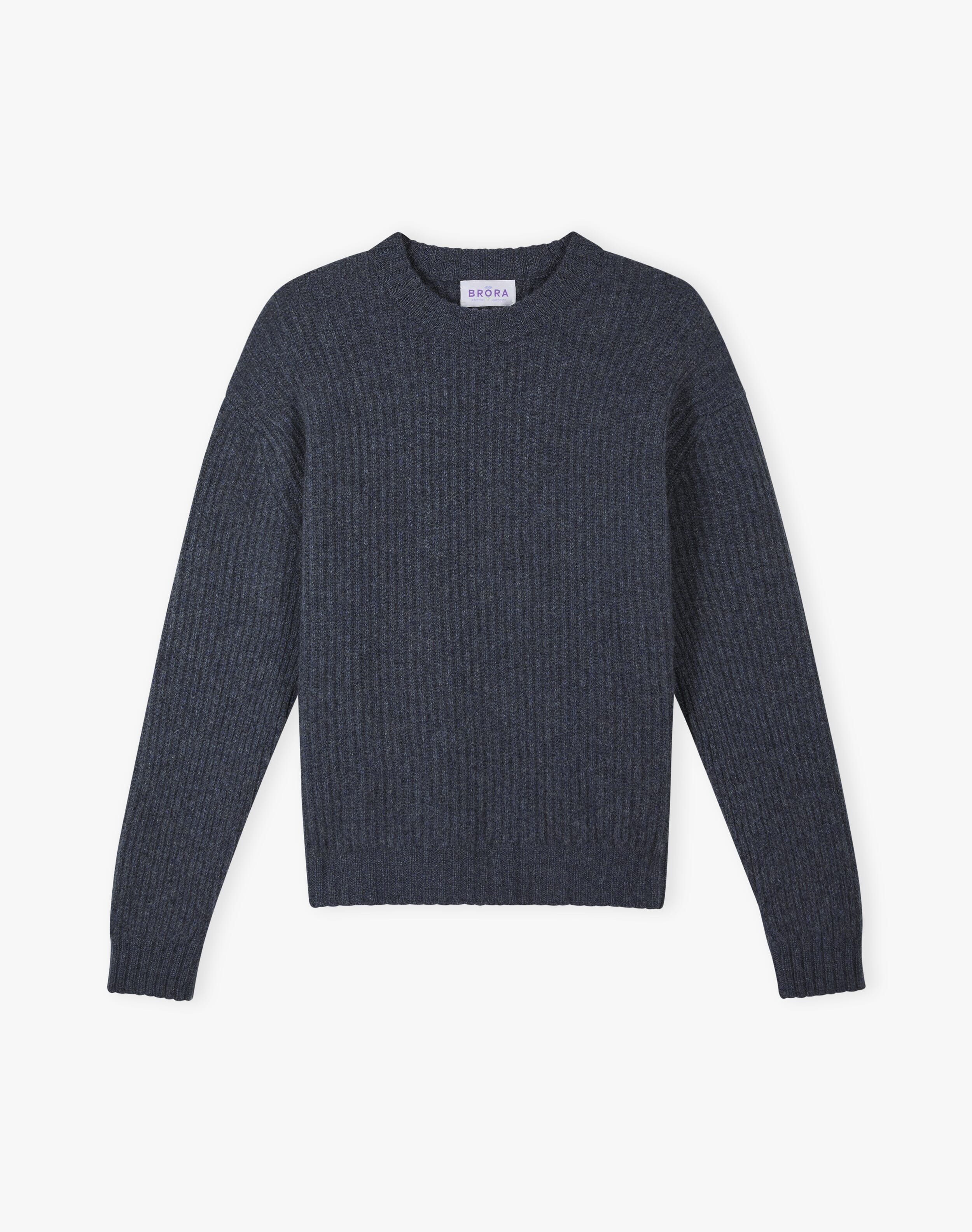 Cashmere Gauzy Ribbed Jumper