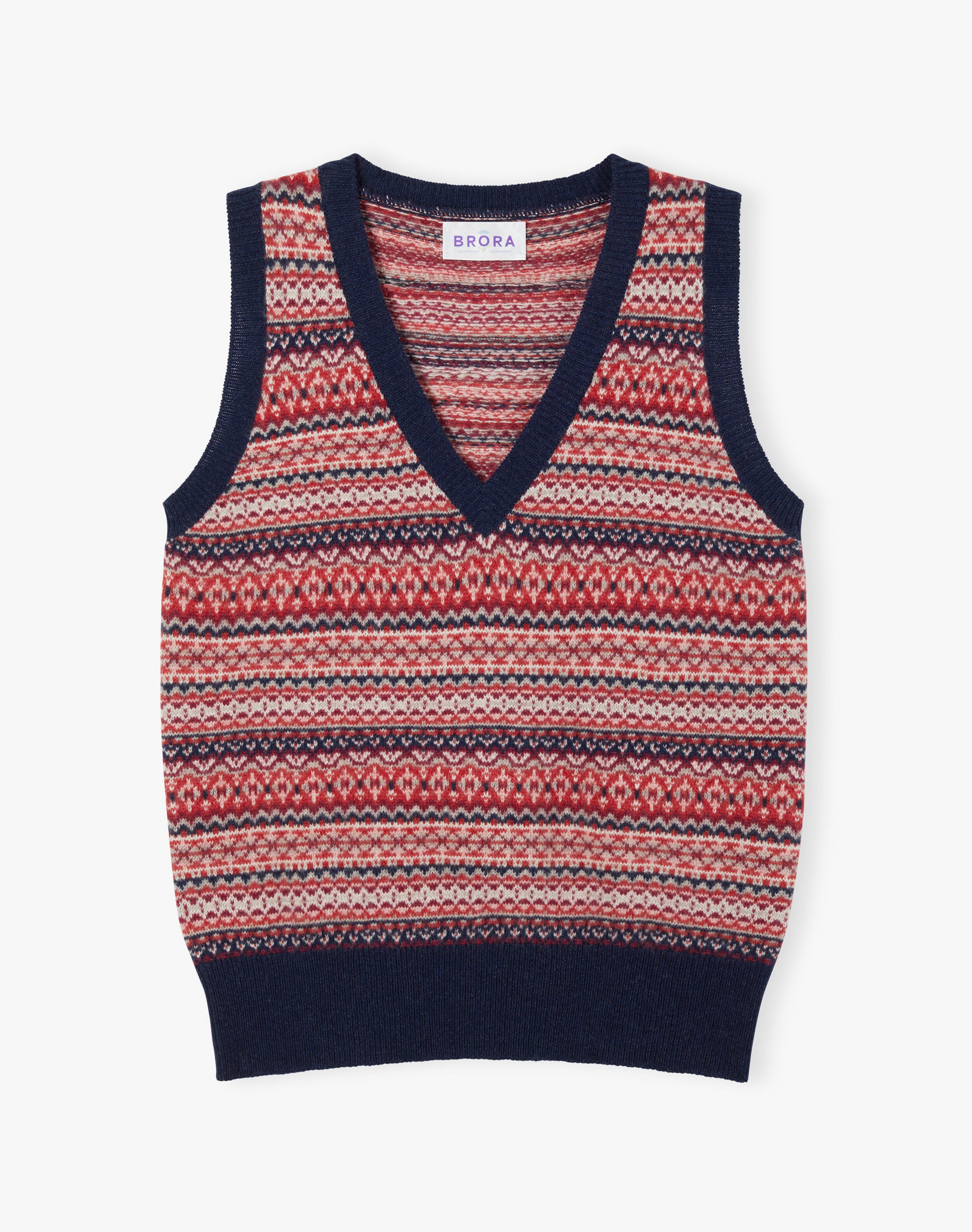 Cashmere Fair Isle Tank
