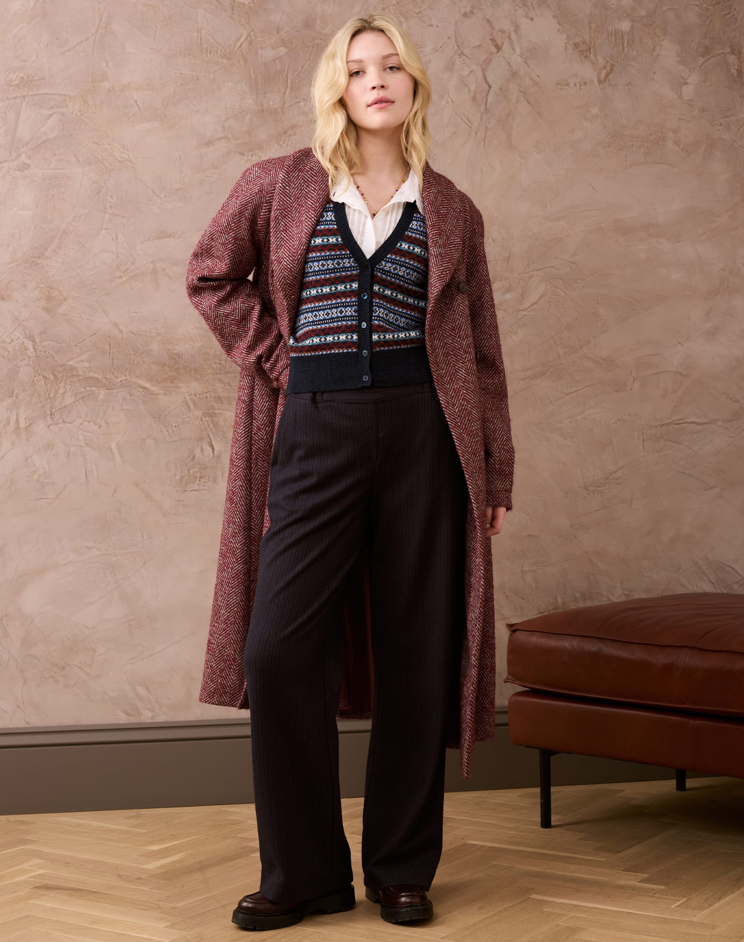 Cashmere Fair Isle Waistcoat