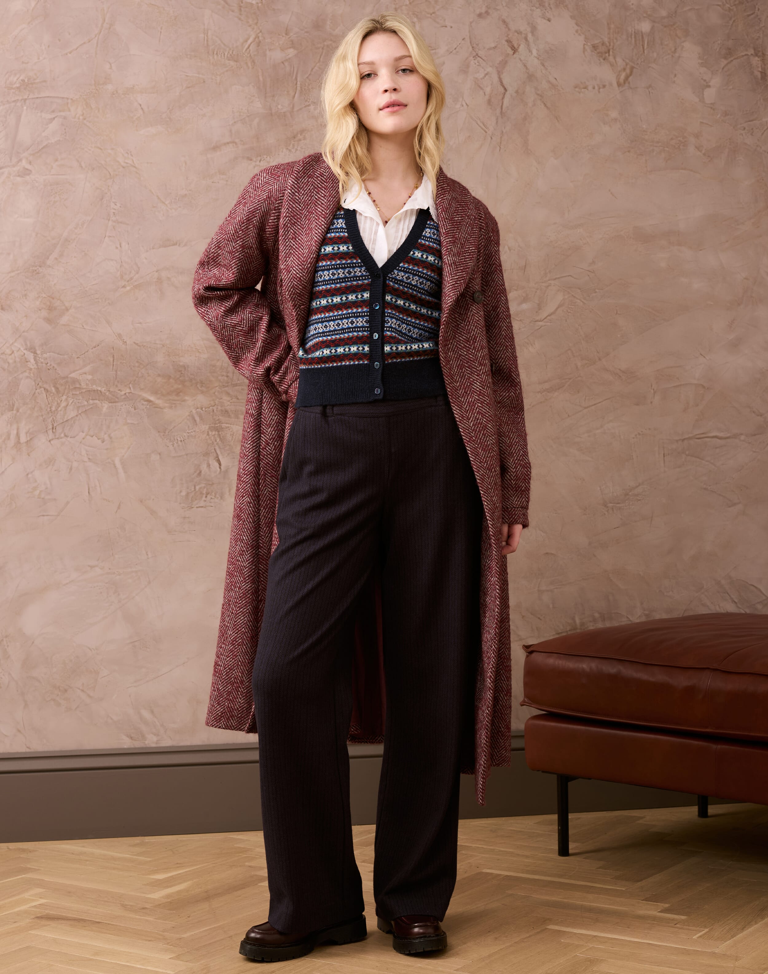 Cashmere Fair Isle Waistcoat
