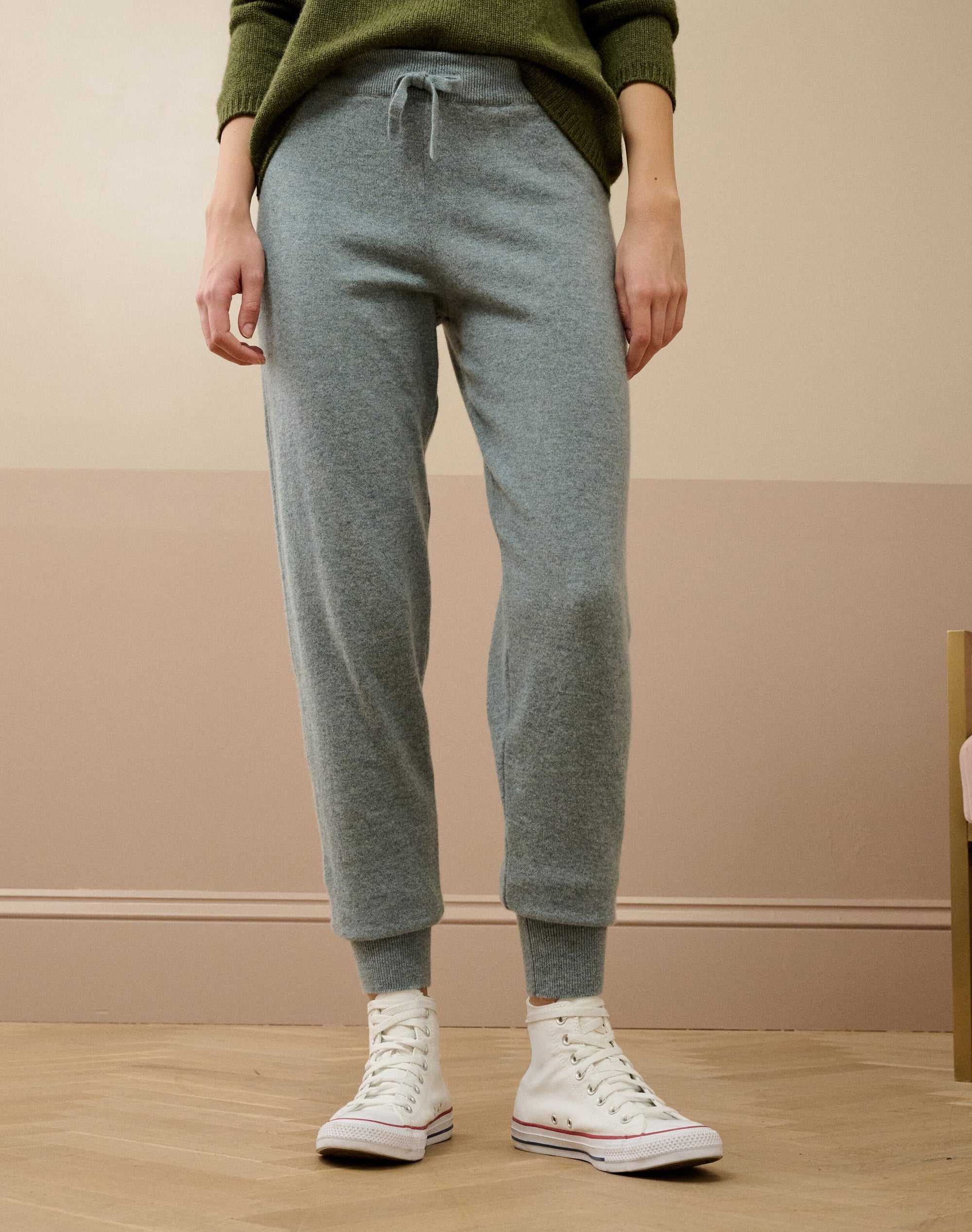 Cashmere Pull On Joggers