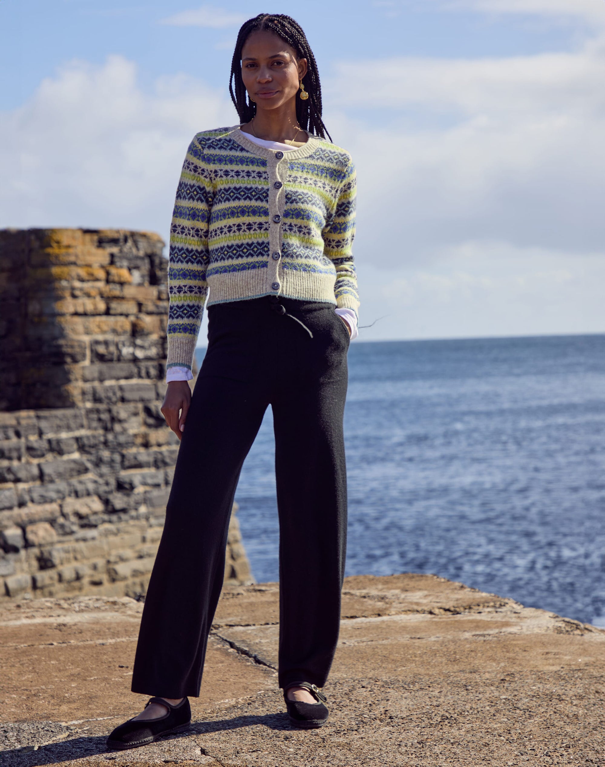 Cashmere Pull On Trousers