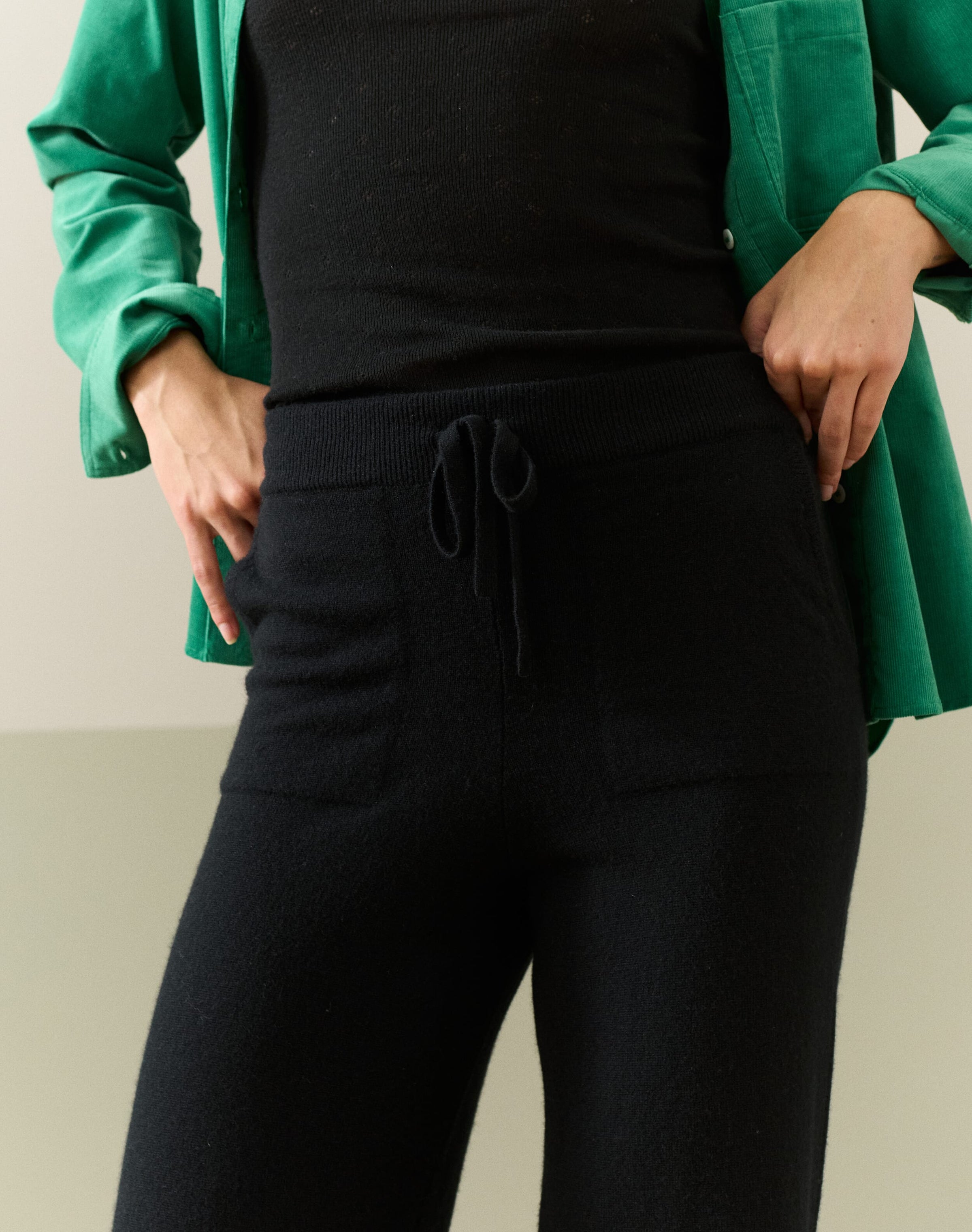 Cashmere Pull On Trousers