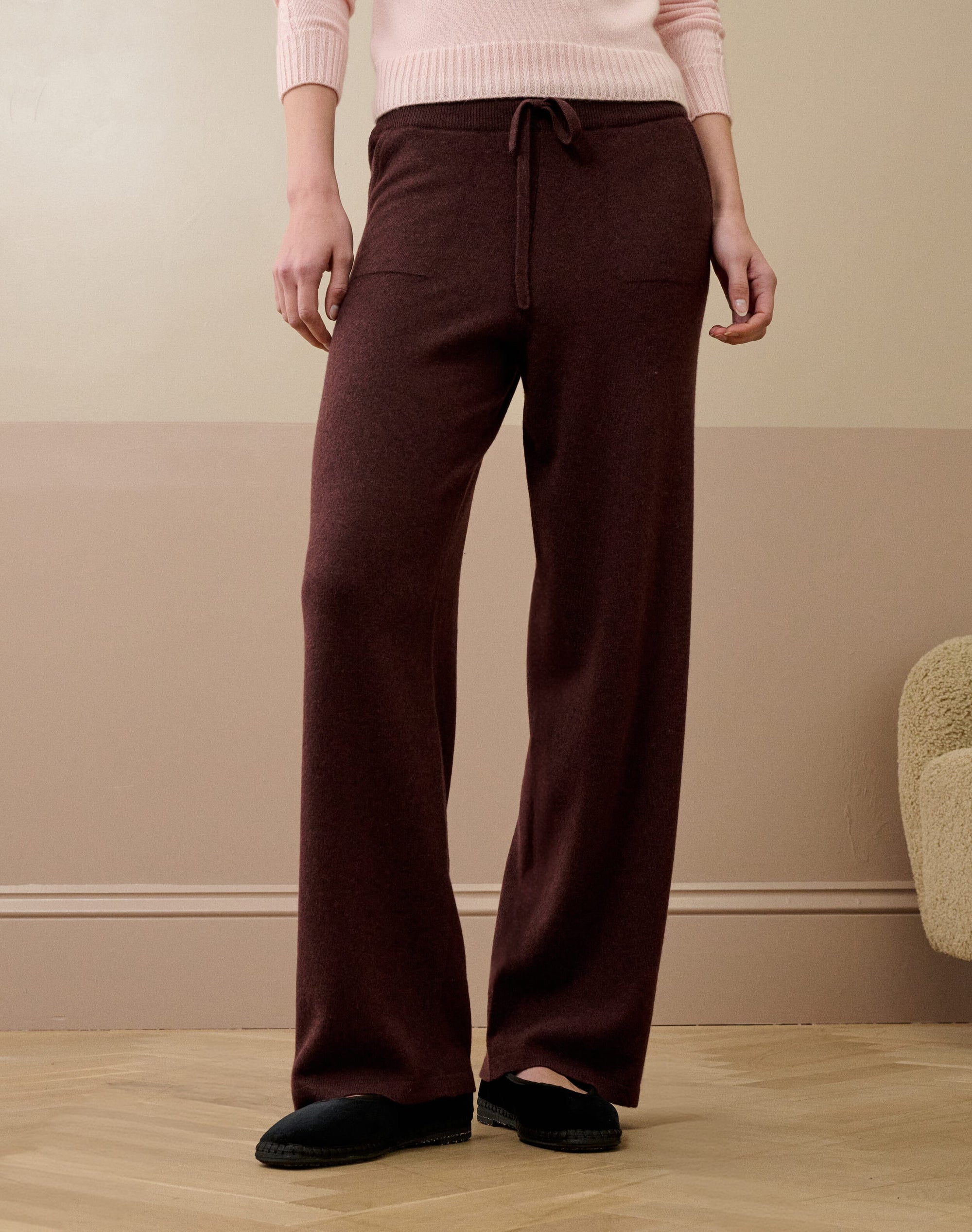 Cashmere Pull On Trousers